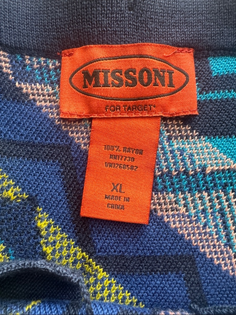 Missoni for Target Sweater Skirt Blue Size XL - Picture 7 of 10